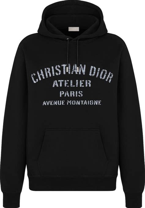 dior huddie|christian dior hoodie black.